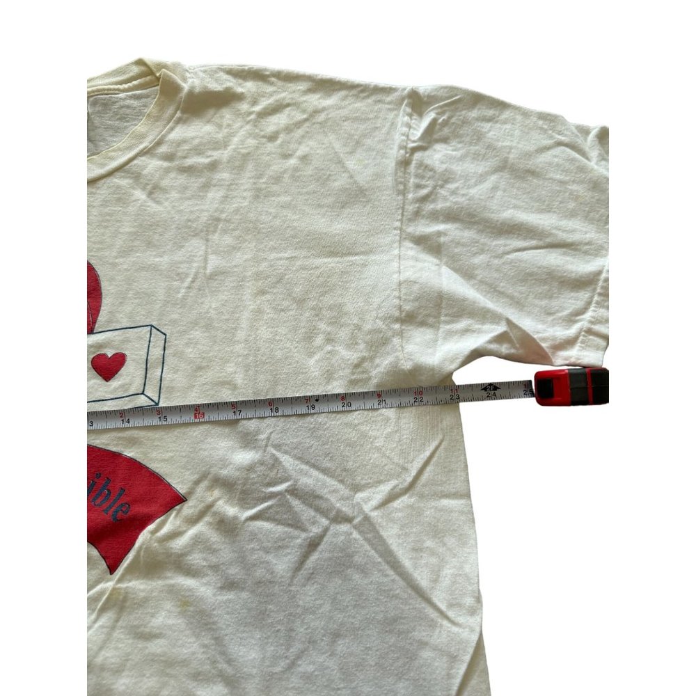 VINTAGE WITH GOD ALL‎ THINGS ARE POSSIBLE T SHIRT XL | E2 - Picture 3 of 7